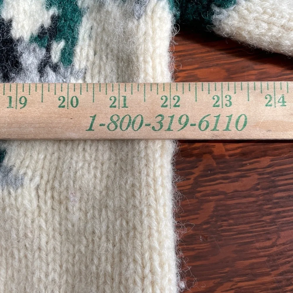 90s Vintage Polo Ralph Lauren Dog Sled Landscape Native Knit Sweater